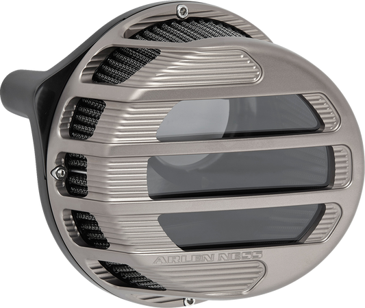Arlen Ness Silver Sidekick Air Cleaner Kit for 2023-24 Harley Road Street Glide