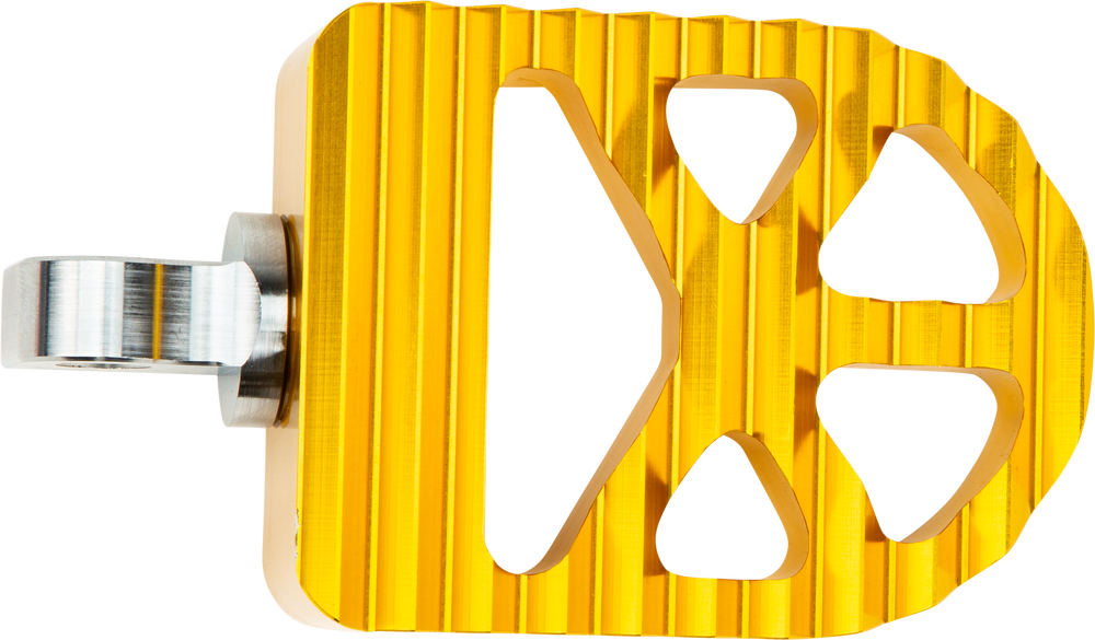 Harddrive Gripmax Gold Universal Motorcycle Driver Aluminum Footpegs Harley