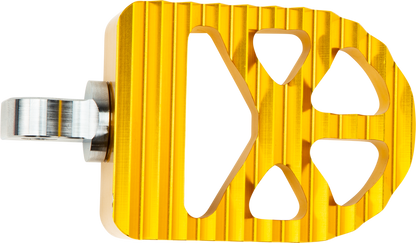 Harddrive Gripmax Gold Universal Motorcycle Driver Aluminum Footpegs Harley