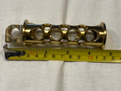 JT's Cycles Genuine Once Fired .50 Cal BMG Brass Kick Starter Pedal 29-84 Harley