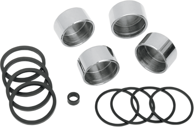 Drag Specialties Front Brake Caliper Piston Rebuild Kit for 08-17 Harley Dyna