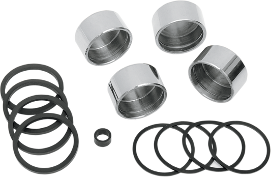Drag Specialties Front Brake Caliper Piston Rebuild Kit for 08-17 Harley Dyna
