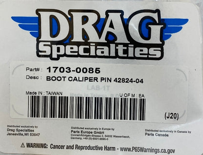 Drag Specialties Rubber Caliper Boot fits 2004-2021 Harley Davidson Sportster