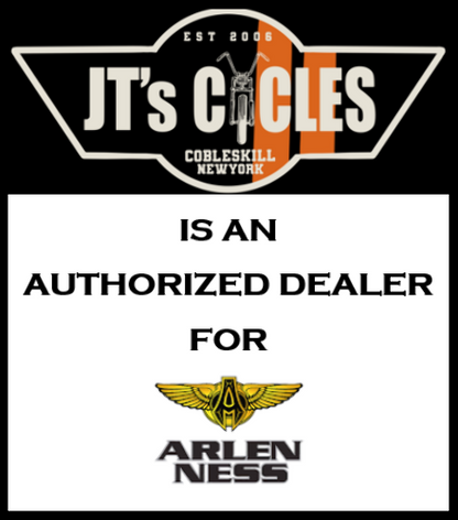 Arlen Ness 14" Left Front Jagged Floating Brake Rotor 2014-2023 Harley Touring