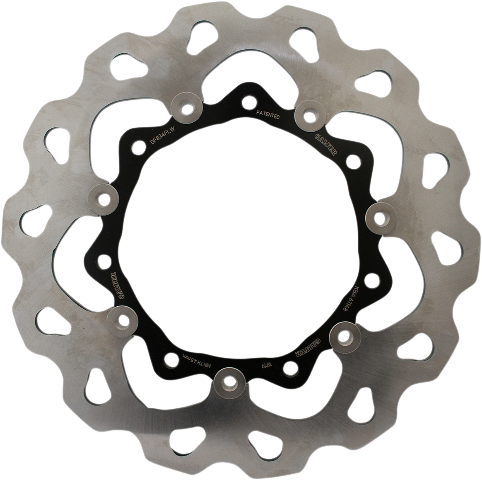Galfer Wave Front Floating Brake Rotor 2009-16 Harley Touring w/ Agitator Wheel