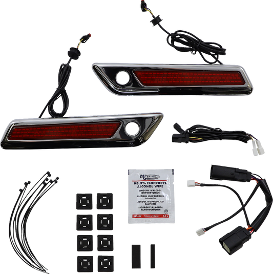 Custom Dynamics LED Saddlebag Latch Lights for 2014-2024 Harley Touring Models
