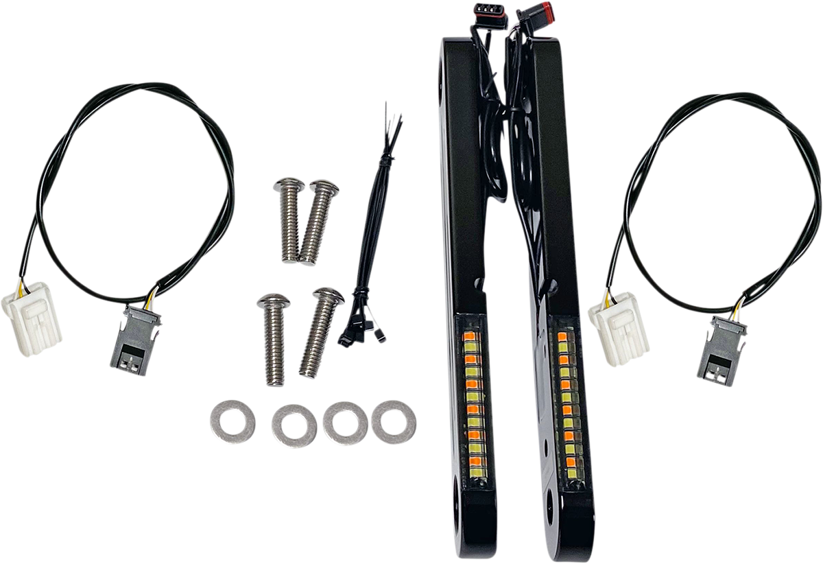 Custom Dynamics ProBeam V2 Front LED Turn Signals 2006-2013 Harley Touring