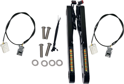 Custom Dynamics ProBeam V2 Front LED Turn Signals 2006-2013 Harley Touring