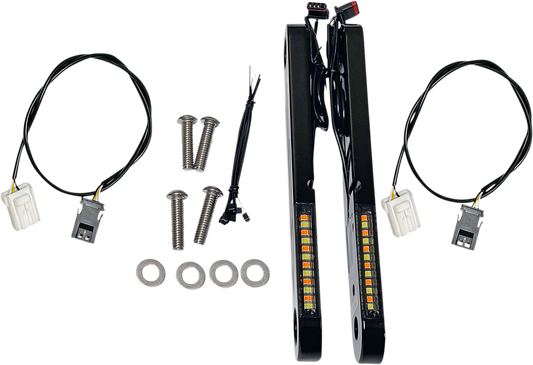Custom Dynamics ProBeam V2 Front LED Turn Signals 2006-2013 Harley Touring