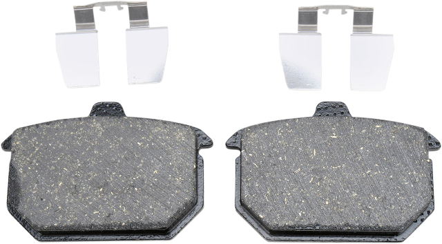 Drag Specialties Organic Rear Brake Pads 82-87 Harley Softail Sportster FLST XLS