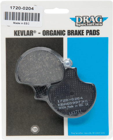 Drag Specialties Organice Front Brake Pads 84-07 Harley Dyna Softail Touring XL