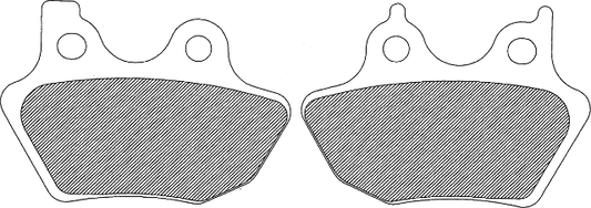 Drag Specialties Organic Front Rear Brake Pads 00-07 Harley Dyna Softail Touring