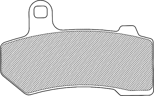 Drag Specialties Metal Front Rear Motorcycle Brake Pads 2006-2022 Harley Touring