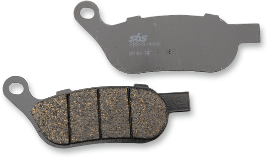 SBS Pair Ceramic Organic Rear Brake Pads for 08-17 Harley Dyna Softail FXDB FXS