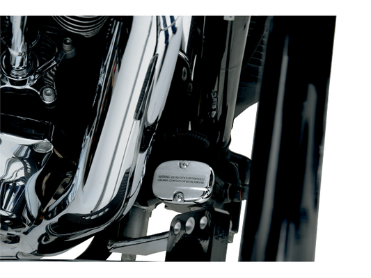 Drag Specialties Chrome Rear Master Cylinder Cover for 2008-2023 Harley Touring