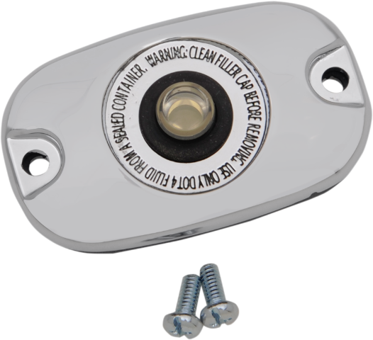 Drag Specialties Chrome Rear Master Cylinder Cover fits 2006-17 Harley Davidson