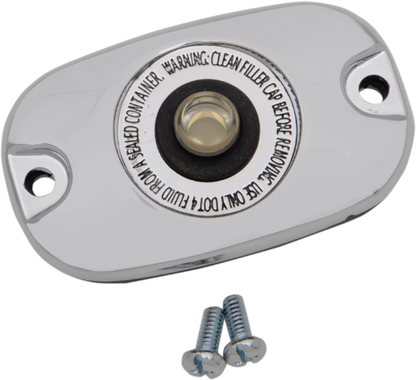 Drag Specialties Chrome Rear Master Cylinder Cover fits 2006-17 Harley Davidson