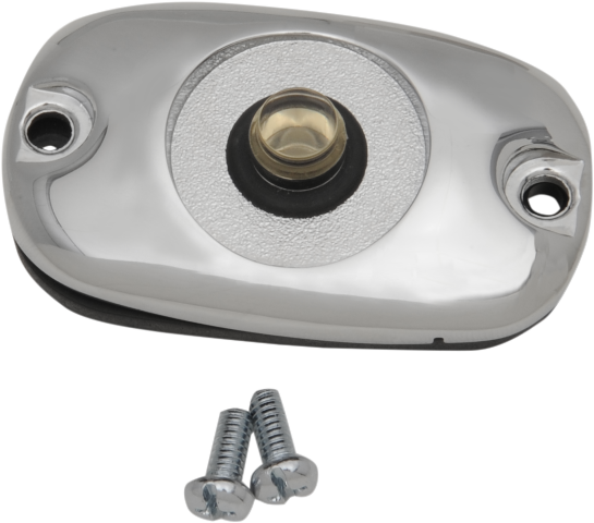 Drag Specialties Chrome Rear Master Cylinder Cover 00-05 Harley Softail FLSTN