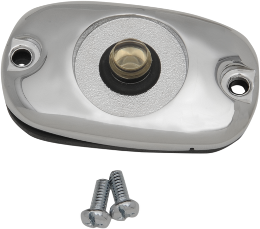 Drag Specialties Chrome Rear Master Cylinder Cover 00-05 Harley Softail FLSTN