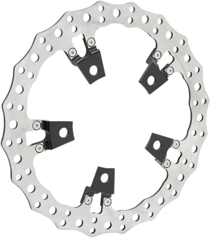 Arlen Ness 14" Right Front Jagged Floating Brake Rotor 2014-2024 Harley Touring