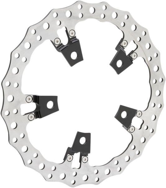 Arlen Ness 14" Right Front Jagged Floating Brake Rotor 2014-2024 Harley Touring