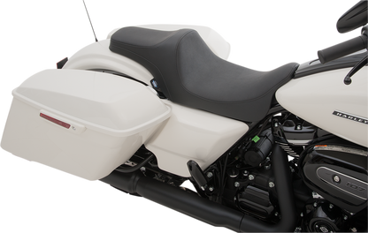 Drag Specialties Predator III Smooth Seat for 2008-2024 Harley Touring FLHR FLHX