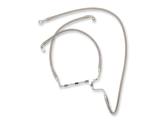 Drag Specialties Stainless Steel Standard +6 Brake Line 2014-2019 Harley Touring