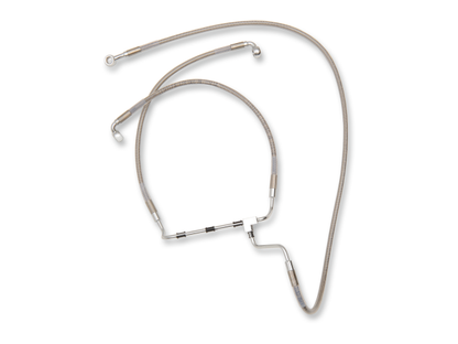 Drag Specialties Stainless Steel Standard +8 Brake Line 14-19 Harley Touring