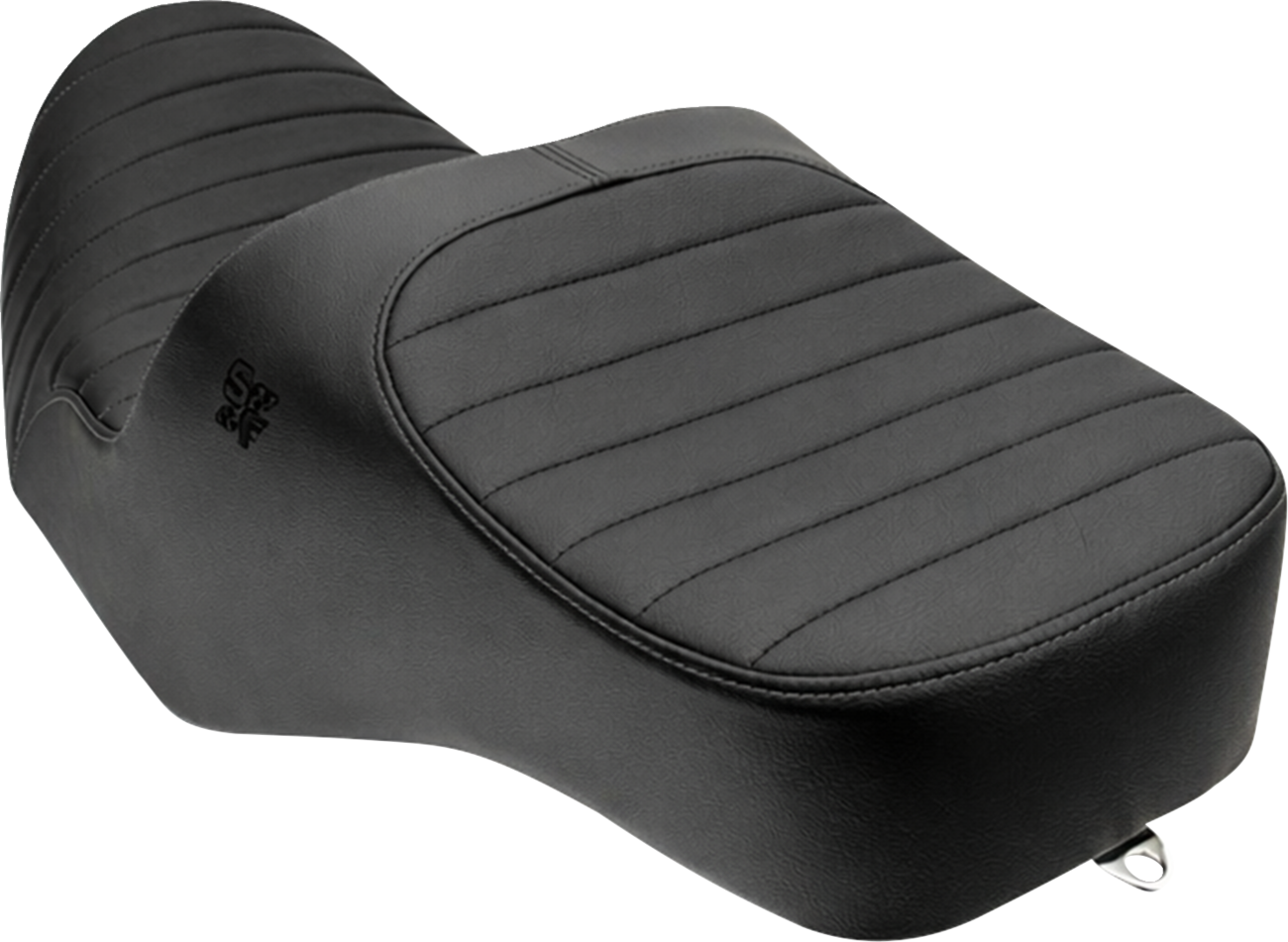 Slyfox Chariot Black Classic Stitch Seat fits 2023-2026 Harley Road Street Glide