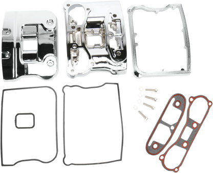 Drag Specialties EVO Big Twin Rocker Box for 1984-1991 Harley Dyna Touring
