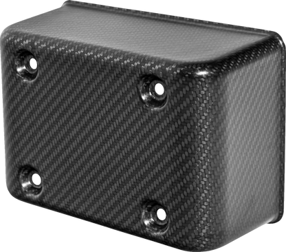 Saddlemen Carbon Fiber Matte Fuse Box Cover fits 1999-2003 Harley Dyna FXD FXDWG