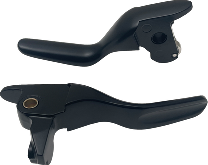 Drag Specialties Short Black Brake Clutch Hand Levers 2014-2016 Harley Touring