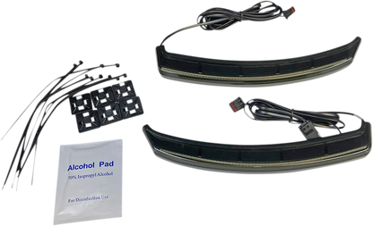 Custom Dynamics Smoke Lens LED Saddlebag Lights for 2020-2023 Indian Challenger