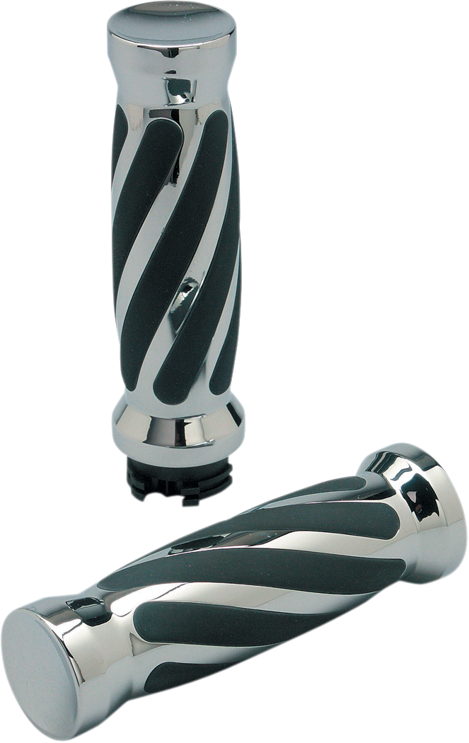 Pro One Twisted Cable 1" Motorcycle Grips 82-19 Harley Dyna Touring Softail XL