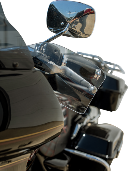 Klock Werks Flare Clear Hand Guards fits 2023-2025 Harley Road Street Glide