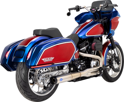 Thrashin Black Gauge Cutout 6.5" Handlebar Risers for 2018-2025 Harley Softail