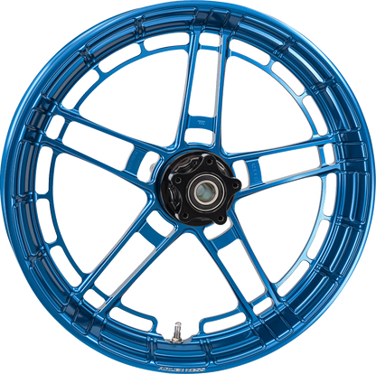 Arlen Ness Flatline Blue 19" x 3.25" Front Motorcycle Wheel for Harley Davidson