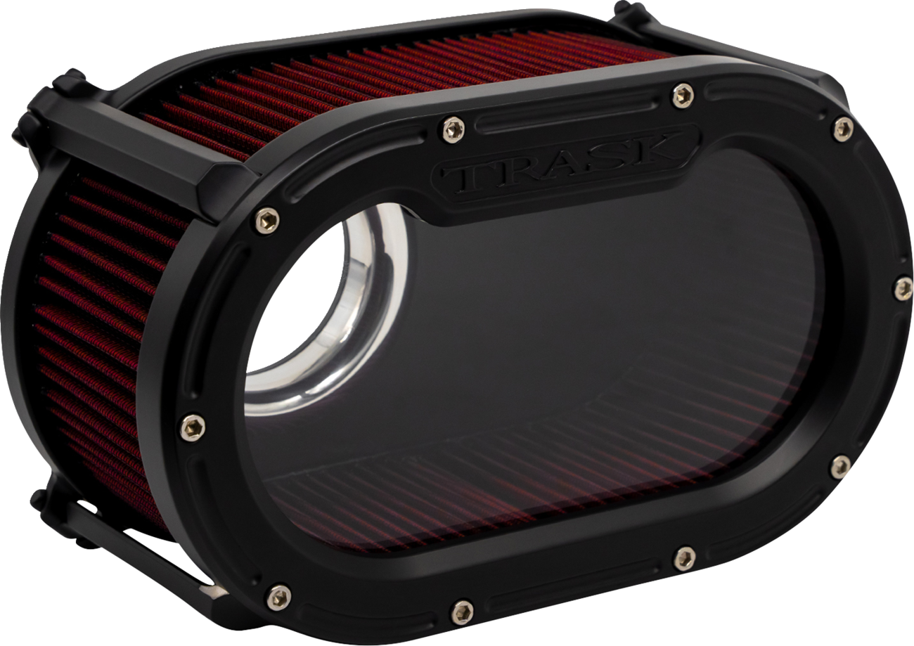 Trask Big Papi High-Flo Flat Black Air Filter for 2023-26 Harley Touring Softail