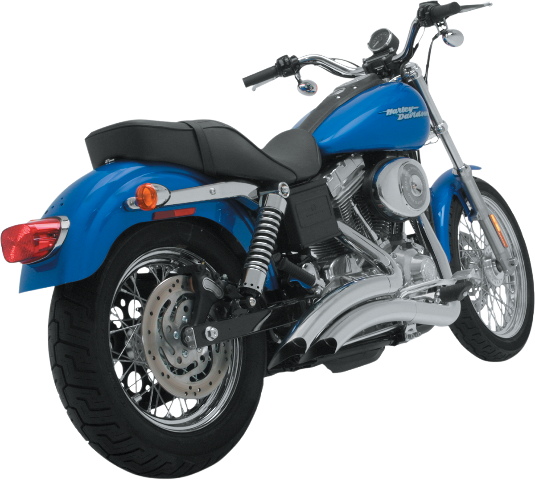 Vance & Hines Chrome Big Radius Exhaust System 1991-2005 Harley Dyna Models FXDB