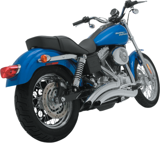 Vance & Hines Chrome Big Radius Exhaust System 1991-2005 Harley Dyna Models FXDB