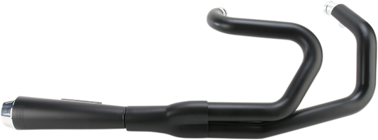 Bassani Black 2-1 Road Rage Megaphone Short Exhaust for 04-13 Harley Sportster