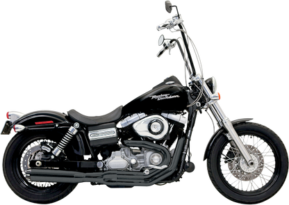 Bassani Black 2-1 Road Rage 2 B1 Power Exhaust for 91-17 Harley Dyna FXDB FXD
