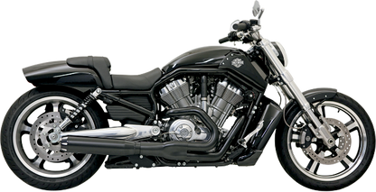 Bassani Black Road Rage II B1 Power 2-1 Exhaust for 07-17 Harley Vrod Vrscx