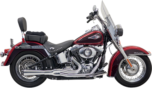 Bassani Road Rage II Mega Power Short 2-1 Exhaust 1986-2017 Harley Softail Models