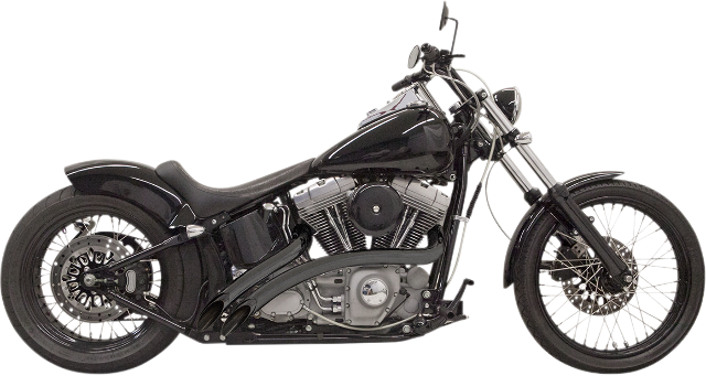 Bassani Black Sweeper Exhaust fits 1986-2017 Harley DYNA Softail FXST FXDB