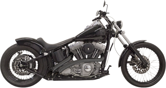 Bassani Black Sweeper Exhaust fits 1986-2017 Harley DYNA Softail FXST FXDB