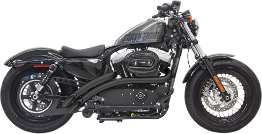 Bassani Black Radial Sweeper Exhaust System fits 14-22 Harley Sportster 1200 883