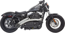Bassani Chrome Radial Sweeper Exhaust System for 14-22 Harley Sportster 883 1200
