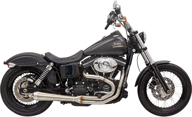 Bassani 4" Megaphone Road Rage 3 Exhaust fits 1991-2017 Harley Dyna FXDWG FXDB