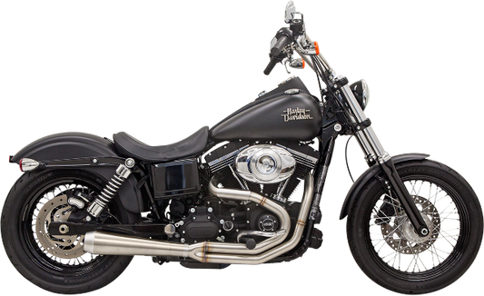 Bassani 4" Megaphone Road Rage 3 Exhaust fits 1991-2017 Harley Dyna FXDWG FXDB